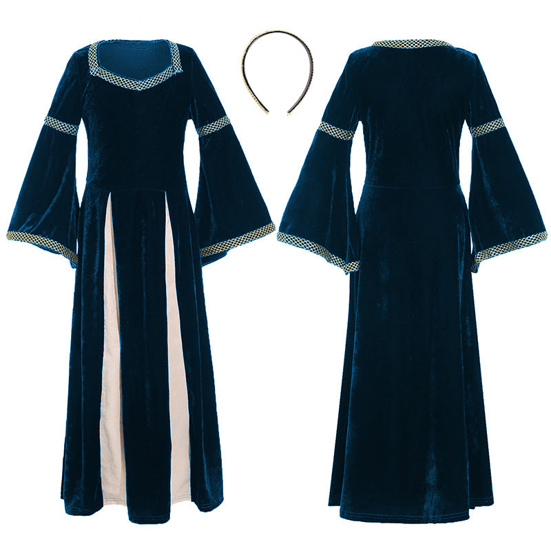 Medieval Princess Costume for Girls Renaissance Fancy Dress