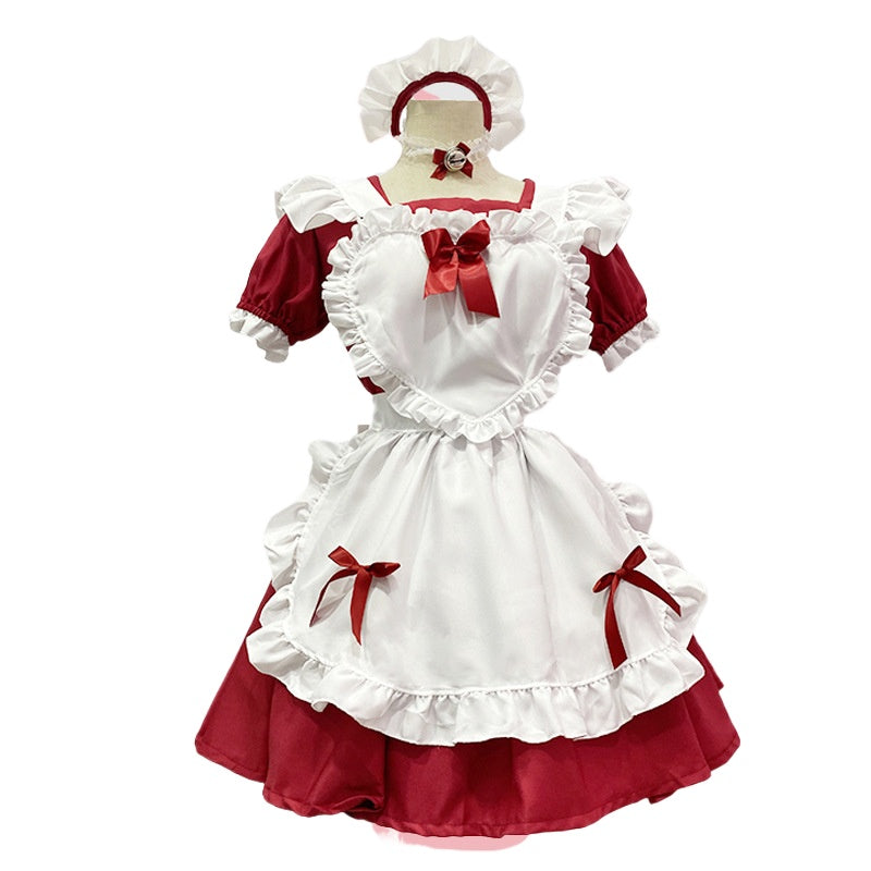 Kawaii Japanese Cospaly Sweet Lolita Dress Cute Anime Maid Costume