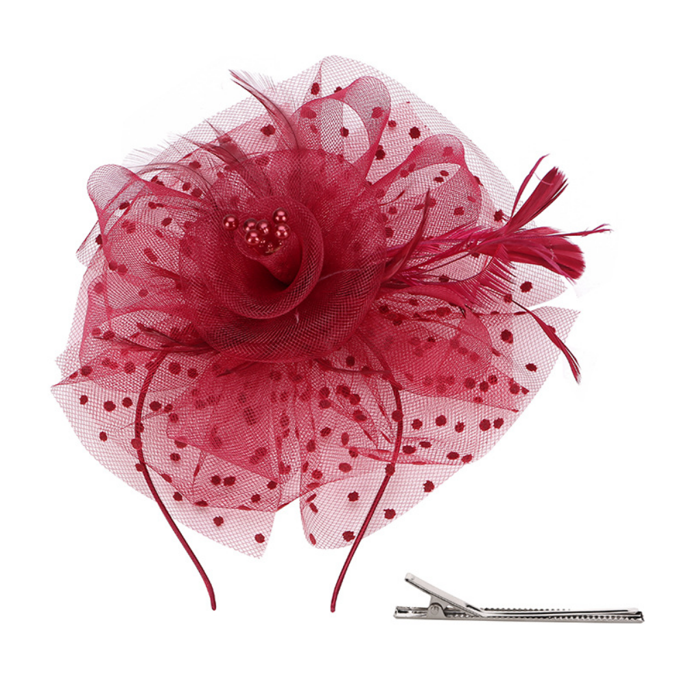 Vintage Feather Fascinator Headpiece
