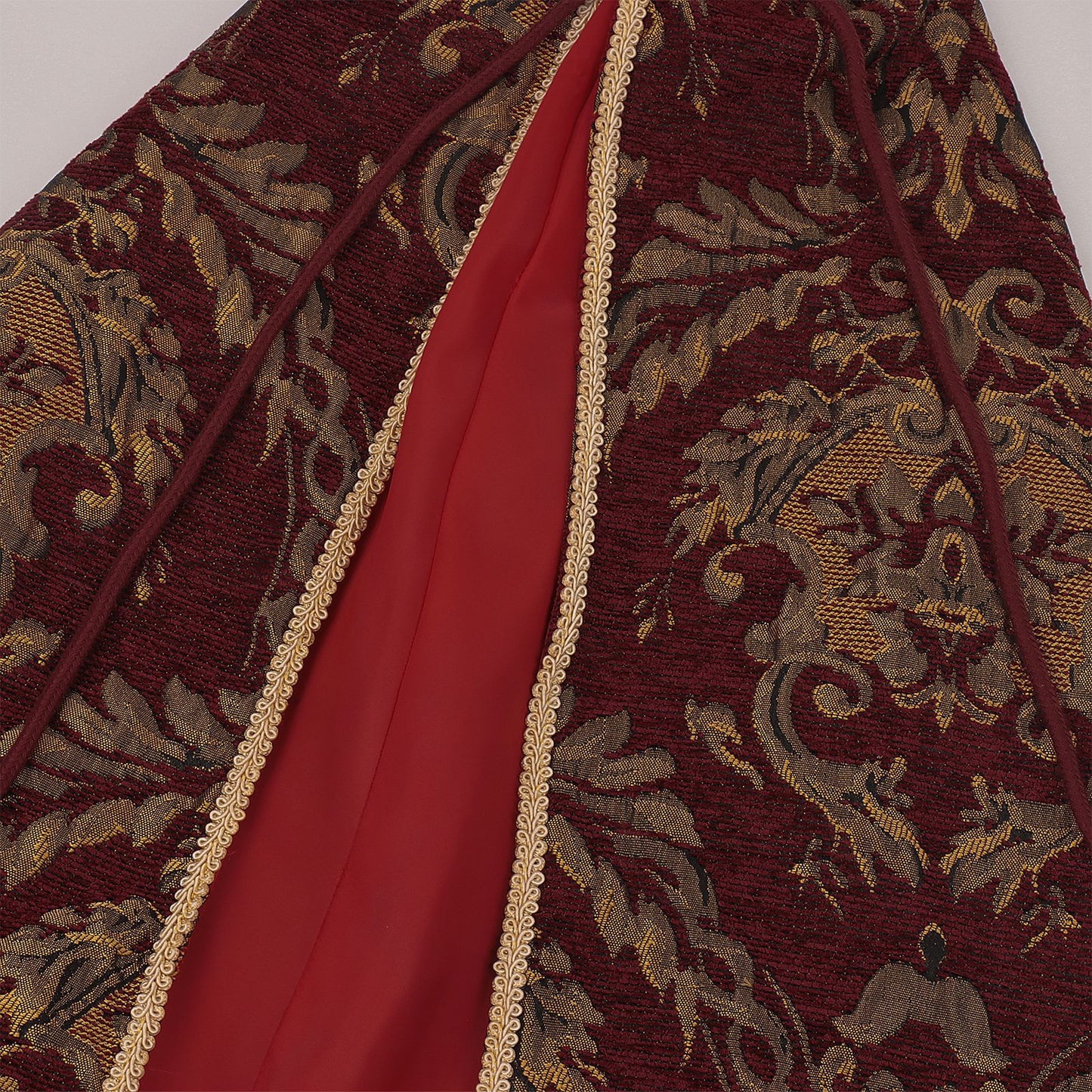 Mens Tudor Noble One Shoulder Cloak Medieval Knight Cape LARP Ren Faire