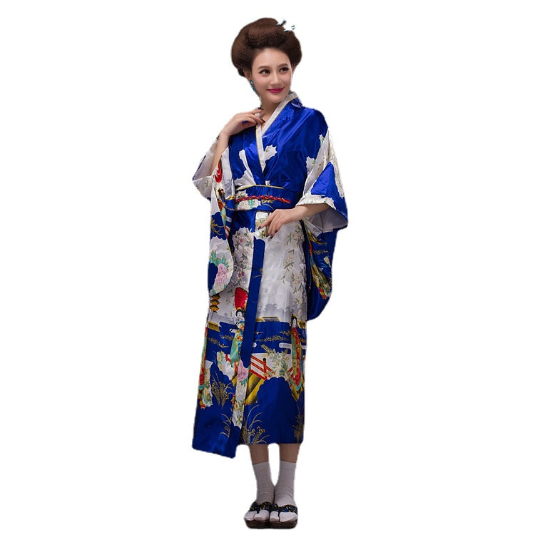 Japanese Womens Traditional Kimono Yukata Costumes Cosplay for Photography