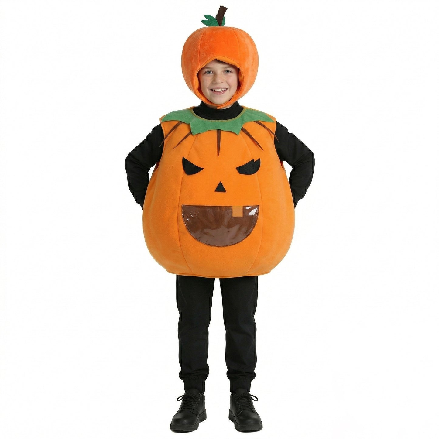 Halloween Costume Decoration Pumpkin Candy Set Kindergarten Children's Smock