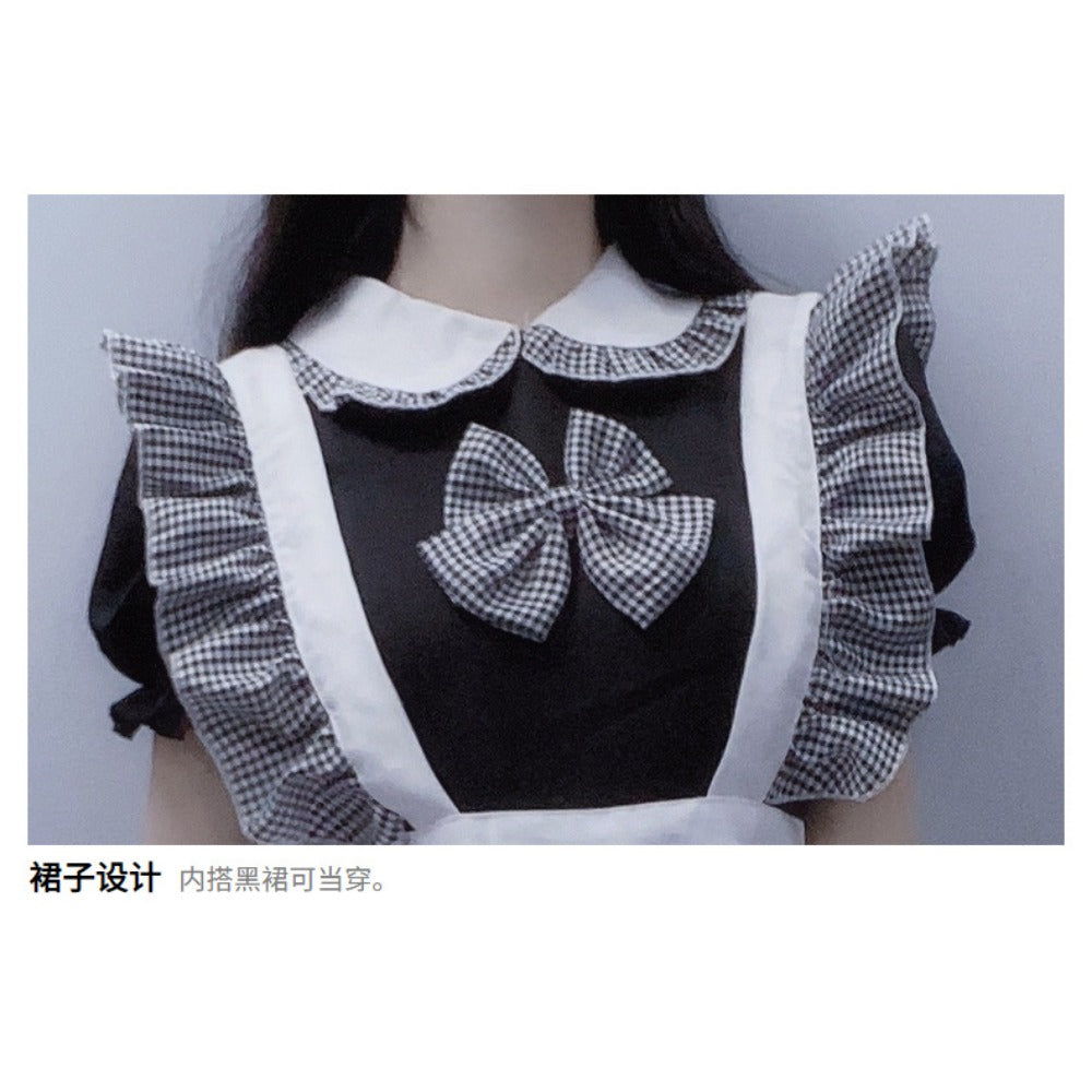 Maid Outfit Japanese Cosplay Uniform Cute Girly Japanese Student Lolita Dress