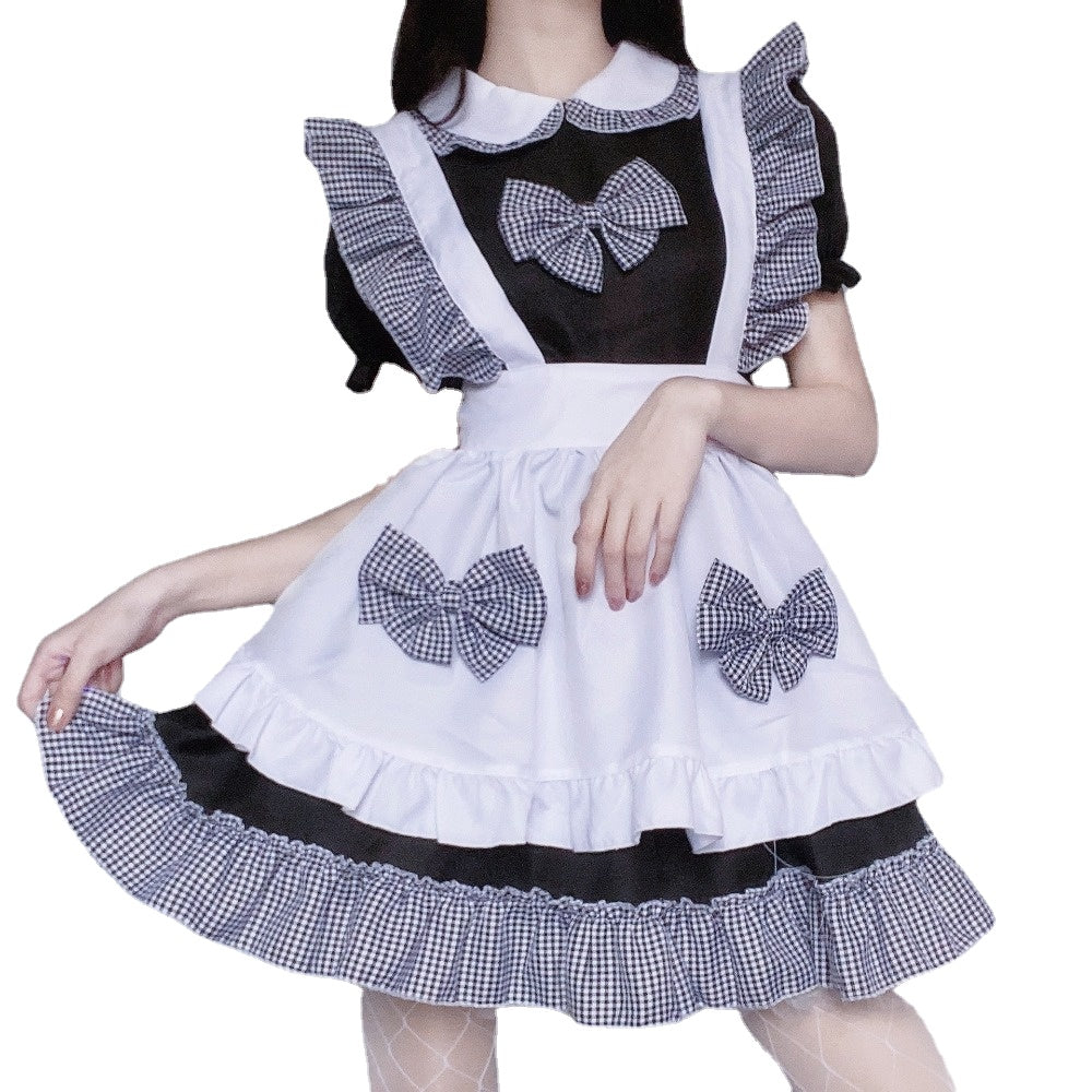 Maid Outfit Japanese Cosplay Uniform Cute Girly Japanese Student Lolita Dress