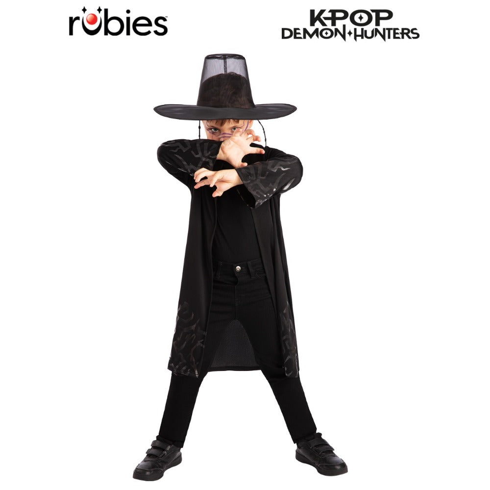 K-POP DEMON HUNTERS JINU DEMON COSTUME, CHILD Officially Licensed