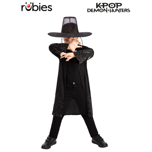 K-POP DEMON HUNTERS JINU DEMON COSTUME, CHILD Officially Licensed