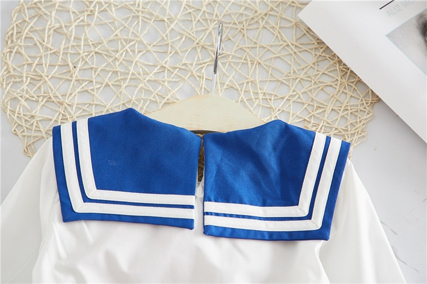 Girls Navy Sailor Costume Child Halloween Long Sleeve School Uniform Fancy Dress