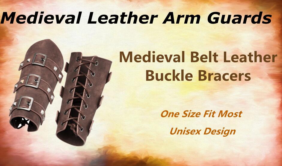 Viking Medieval Bracers Retro Knight Metal Wrist Guard Halloween COSPLAY Accessory