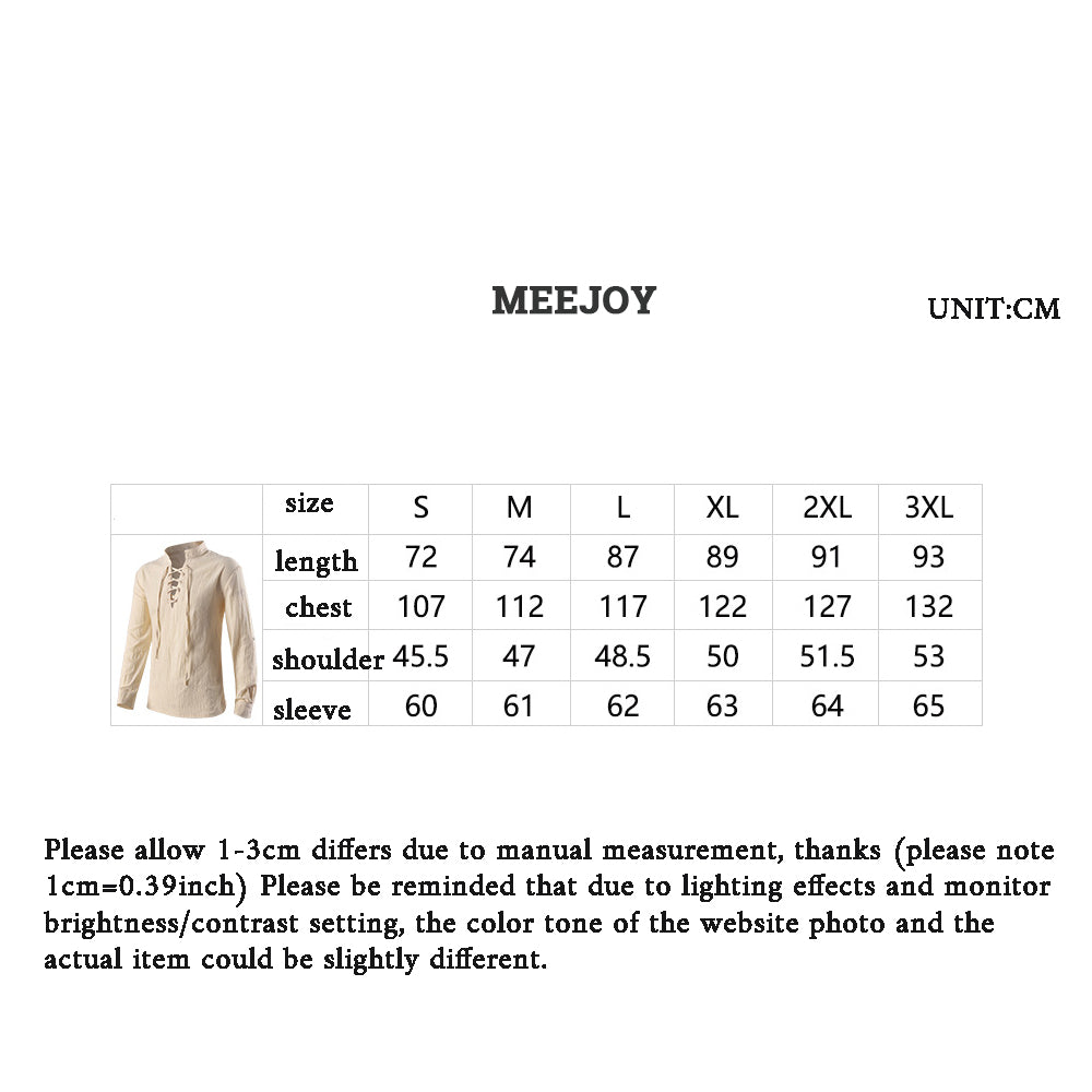 Gothic Frilled Stand Collar Long Sleeve Men's Shirt with Pleated Cuffs Pullover Shirts