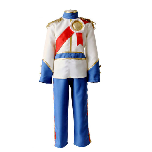 Kids Boys Prince Charming Costume Medieval Royal Prince Outfit Costume Aged 3-10