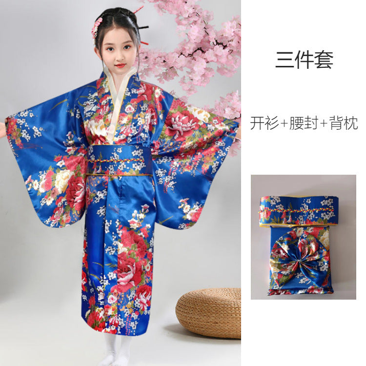 Authentic and Stylish Children's Japanese Kimono Adorable Cherry Blossom Kimono for Kids